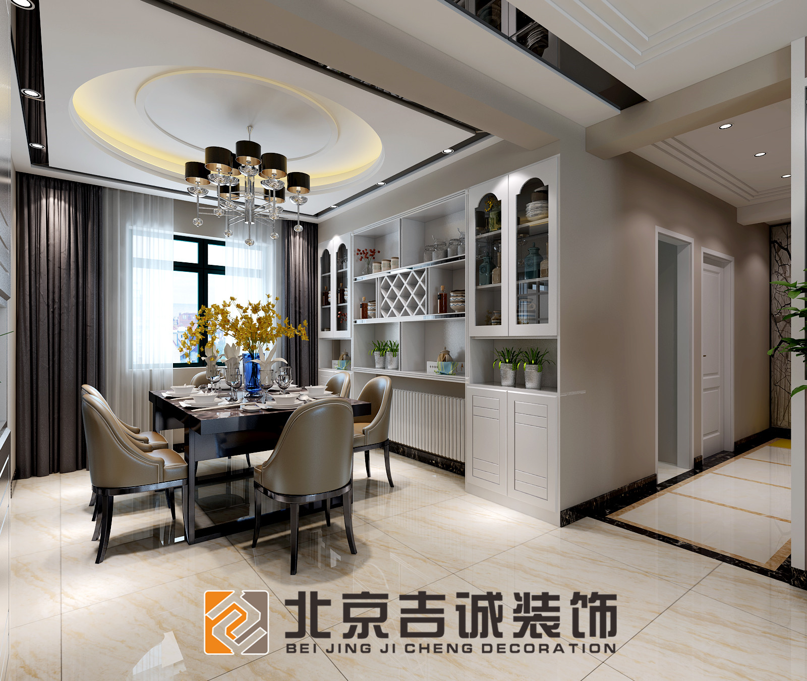 [裝修案例]荊門(mén)奧林雅苑130平米現(xiàn)代簡(jiǎn)約風(fēng)格裝修效果圖 溫馨品位的生活