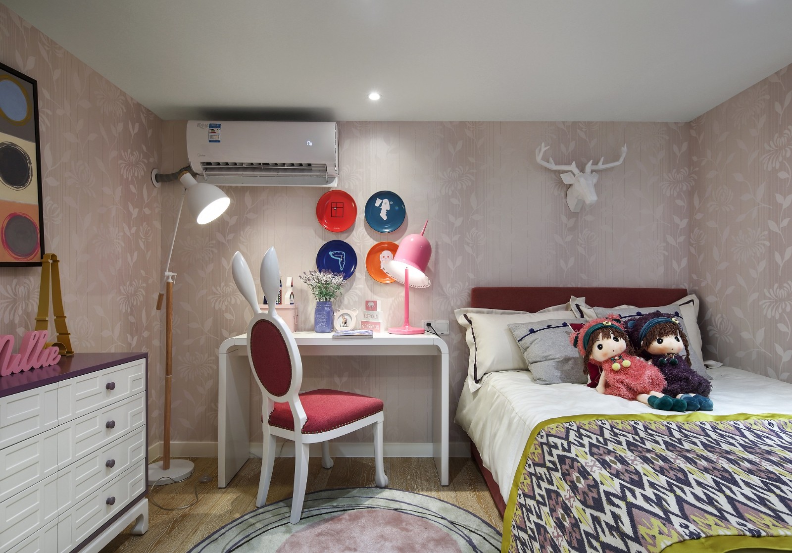 龍湖九里晴川-現(xiàn)代簡約-臥室設計效果圖